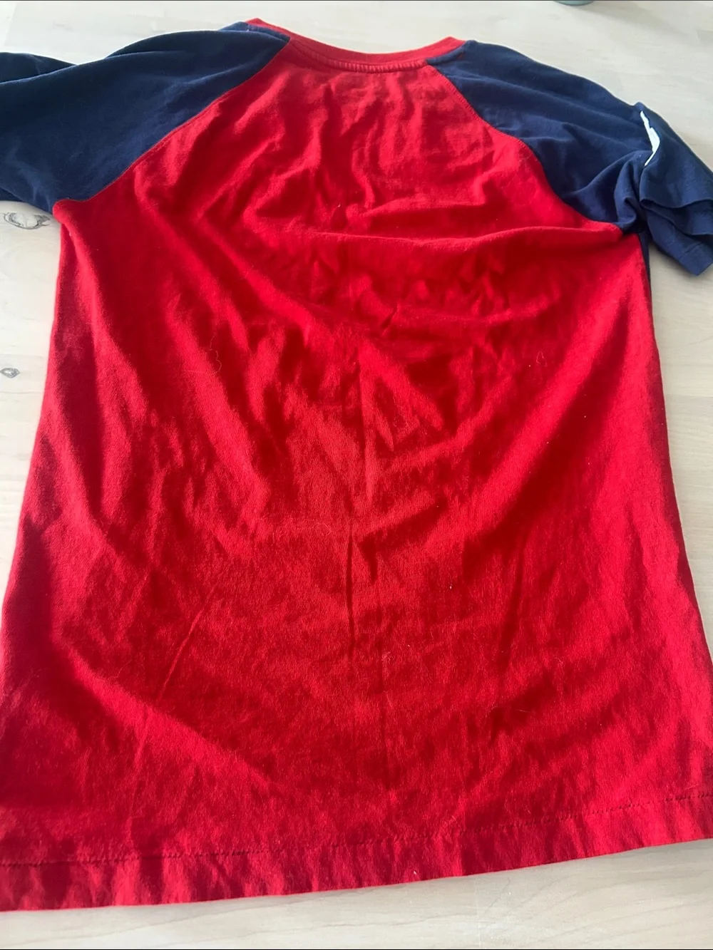 Polo by Ralph Lauren Navy Short-Sleeve Tee with Red Trim & White Logo